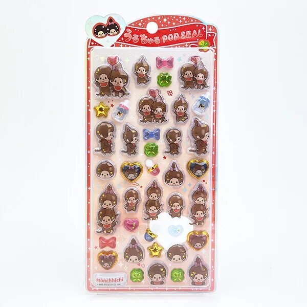 Monchhichi Uruchuru Pop Stickers