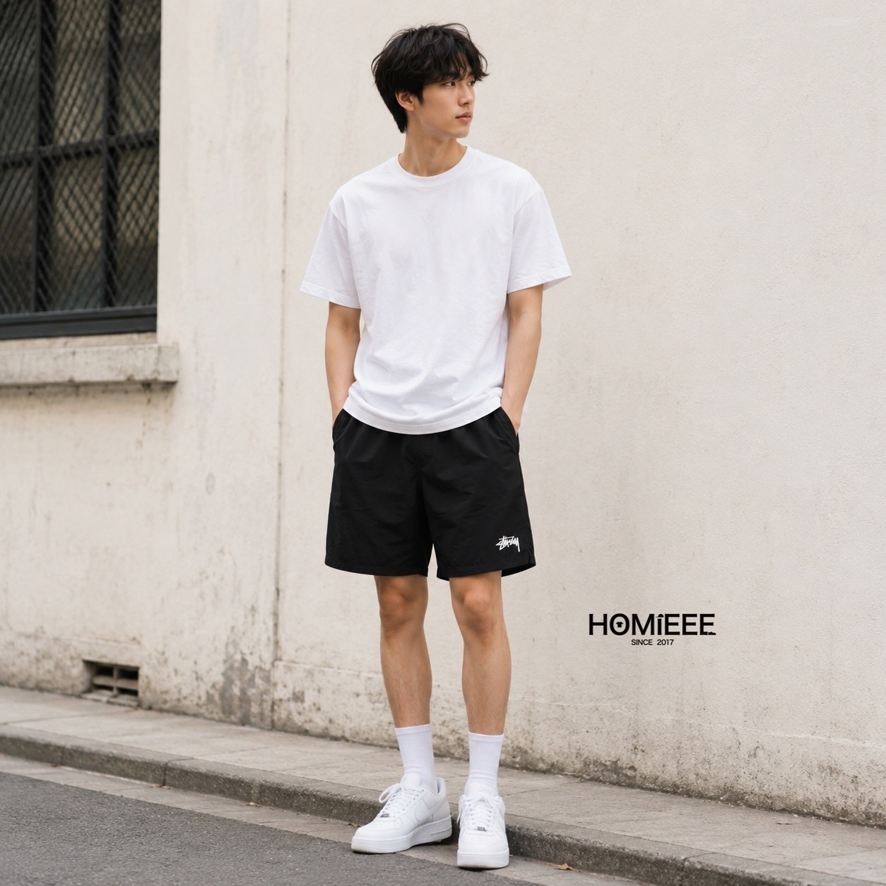 Stussy Water Short 短褲 休閒短褲 海灘褲 黑色 [113155N]