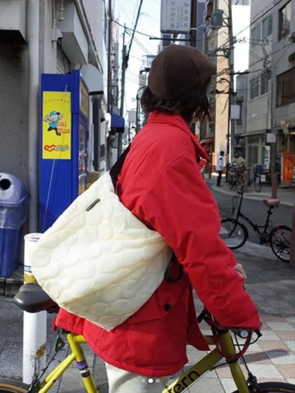 Bag'n'Noun｜DOTS SHOULDER單肩包 M號 - 白 (70020963WHITE)