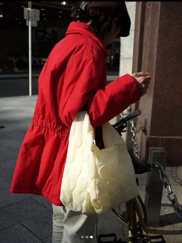 Bag'n'Noun｜DOTS SHOULDER單肩包 M號 - 白 (70020963WHITE)