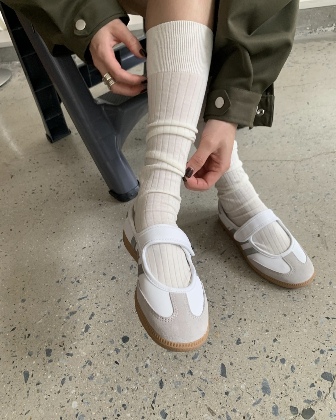 【預購】ADIDAS ORIGINALS W SAMBA JANE 白色 KJ3785