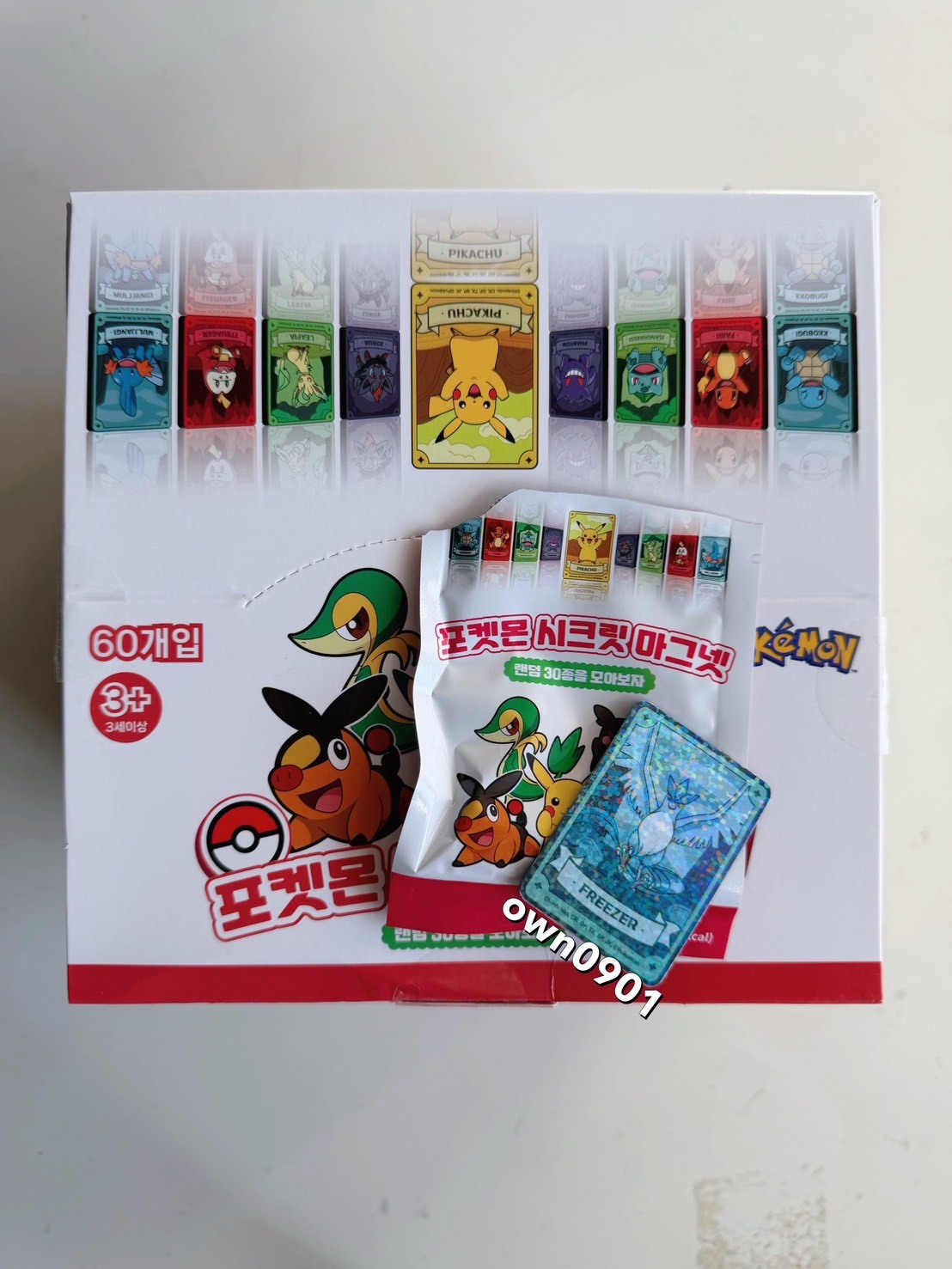 【OWN】Pokémon 寶可夢 新品 韓國限定 磁鐵 盲盒 盲包 指定款 隱藏款 限定 限量 30款