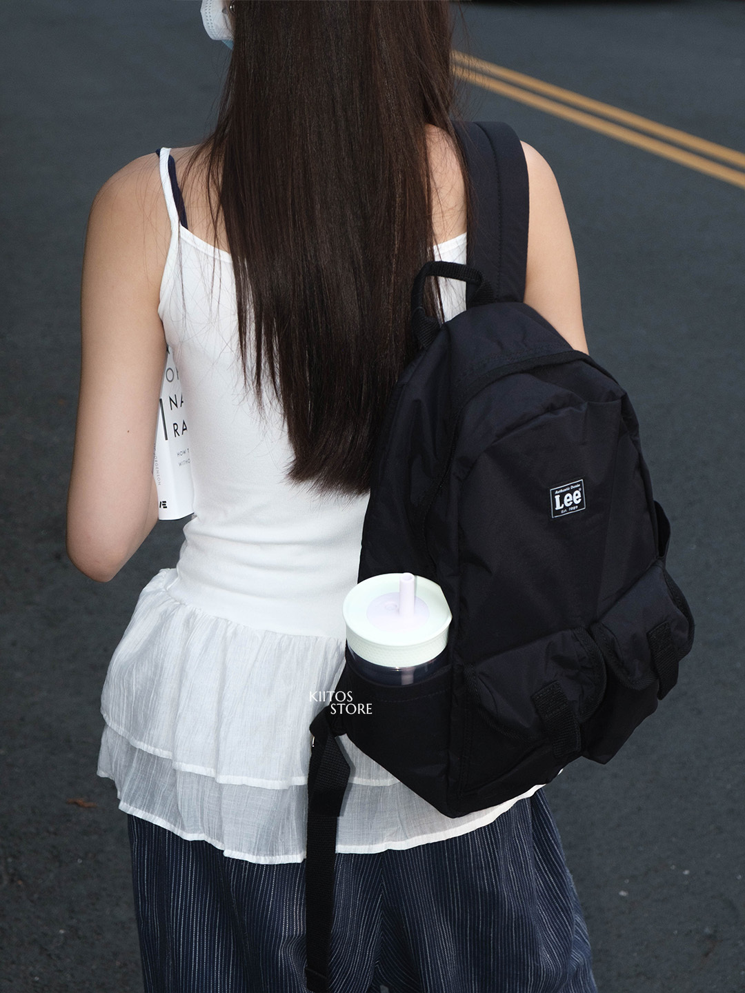 【現貨】韓國代購 Lee 經典 雙口袋 Backpack 後背包