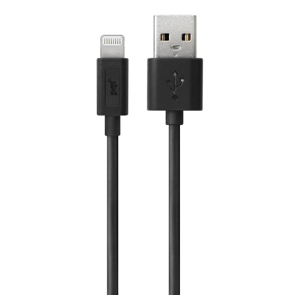 〔iCable Lightning 100〕USB-A to Lightning 100cm 充電線 黑色