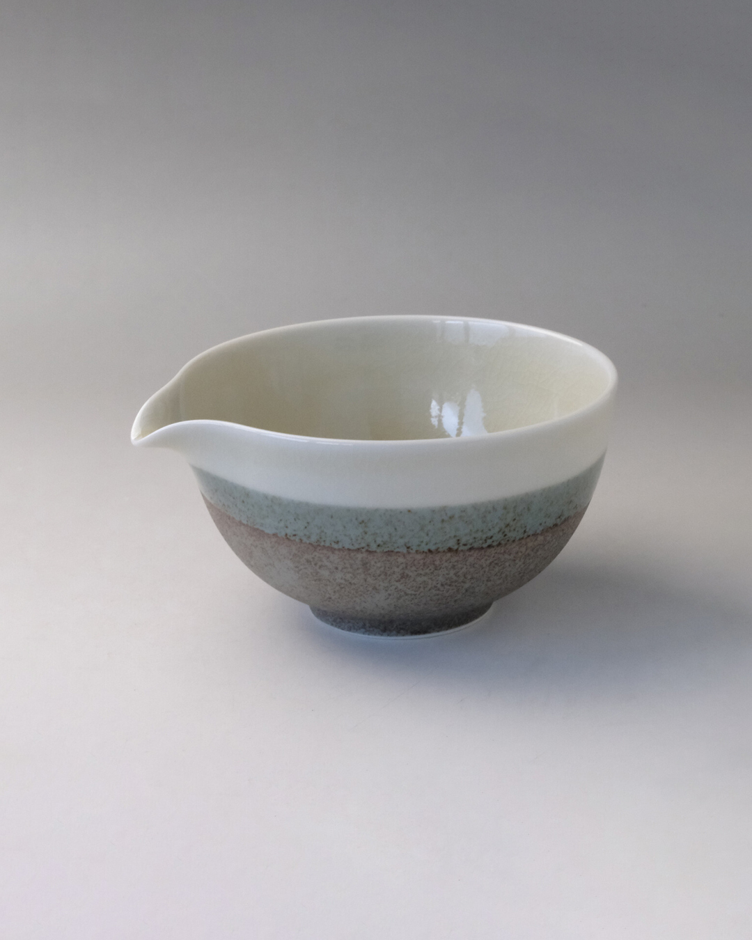手工陶器 片口抹茶碗 萌黄｜美濃燒