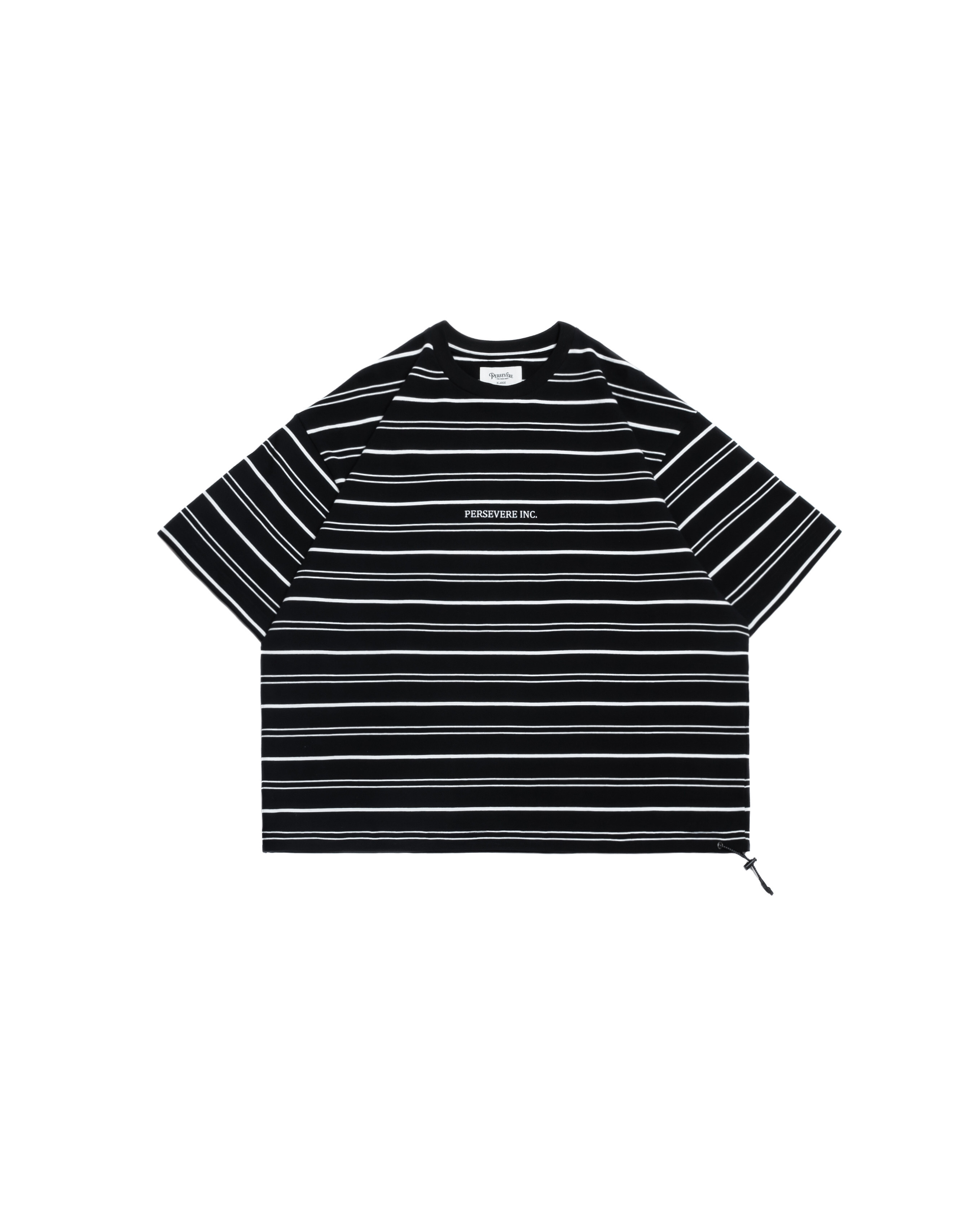 Persevere boxy cropped t-shirt - Stripe