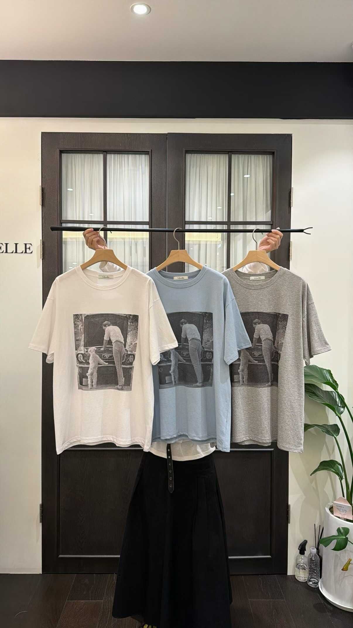 VB6328 美式電影軟綿百搭Tee