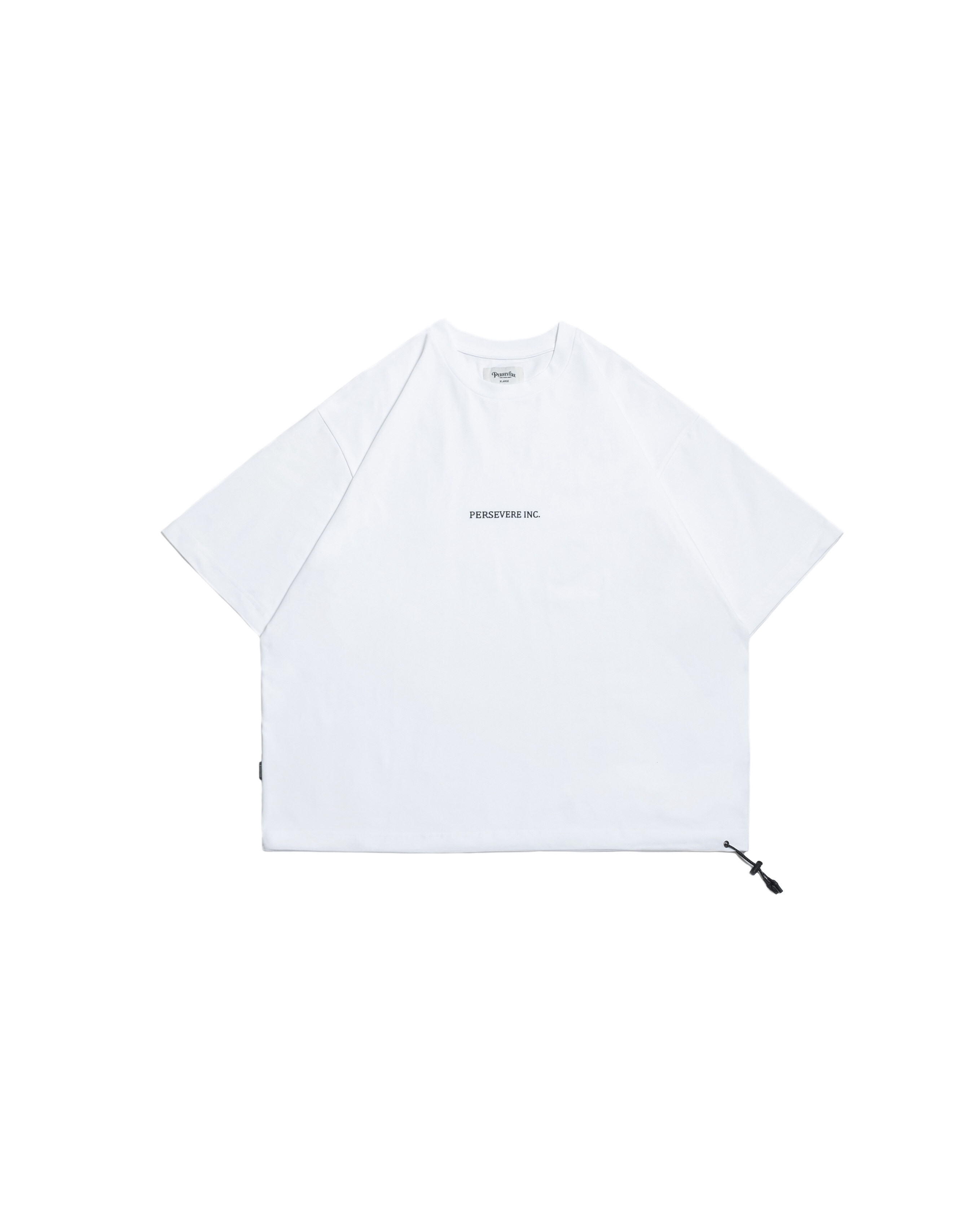 Persevere boxy cropped t-shirt - White