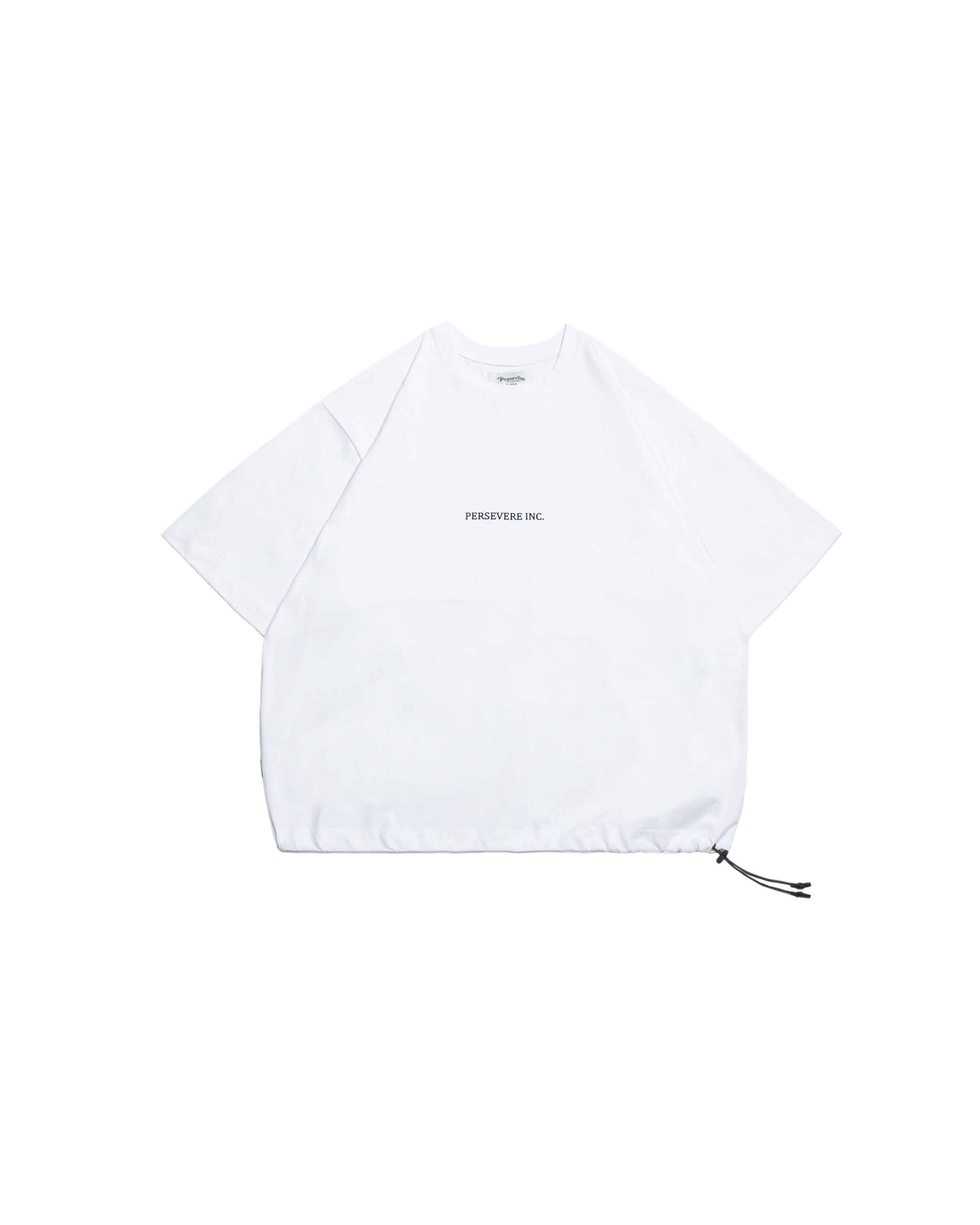 Persevere boxy cropped t-shirt - White