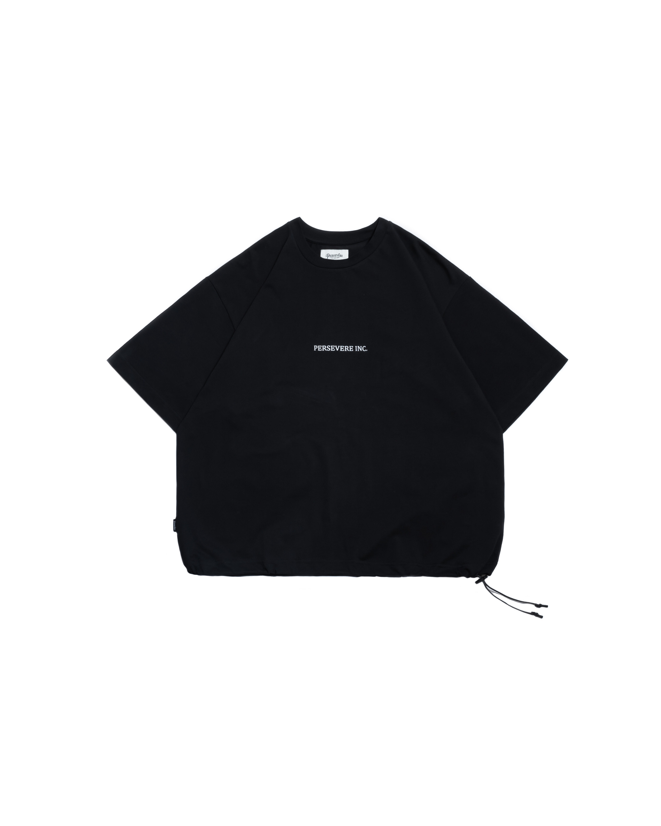 Persevere boxy cropped t-shirt - Black