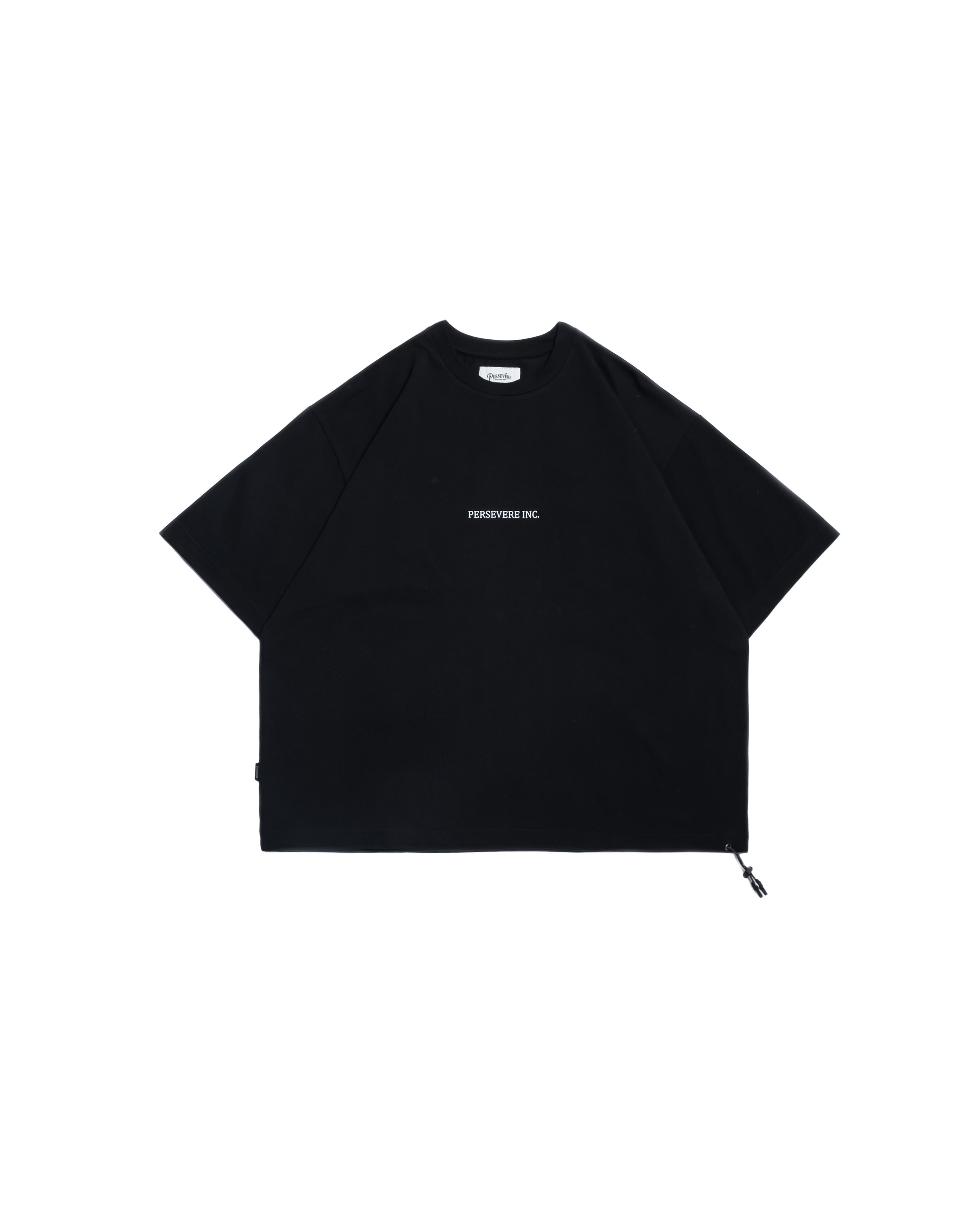 Persevere boxy cropped t-shirt - Black