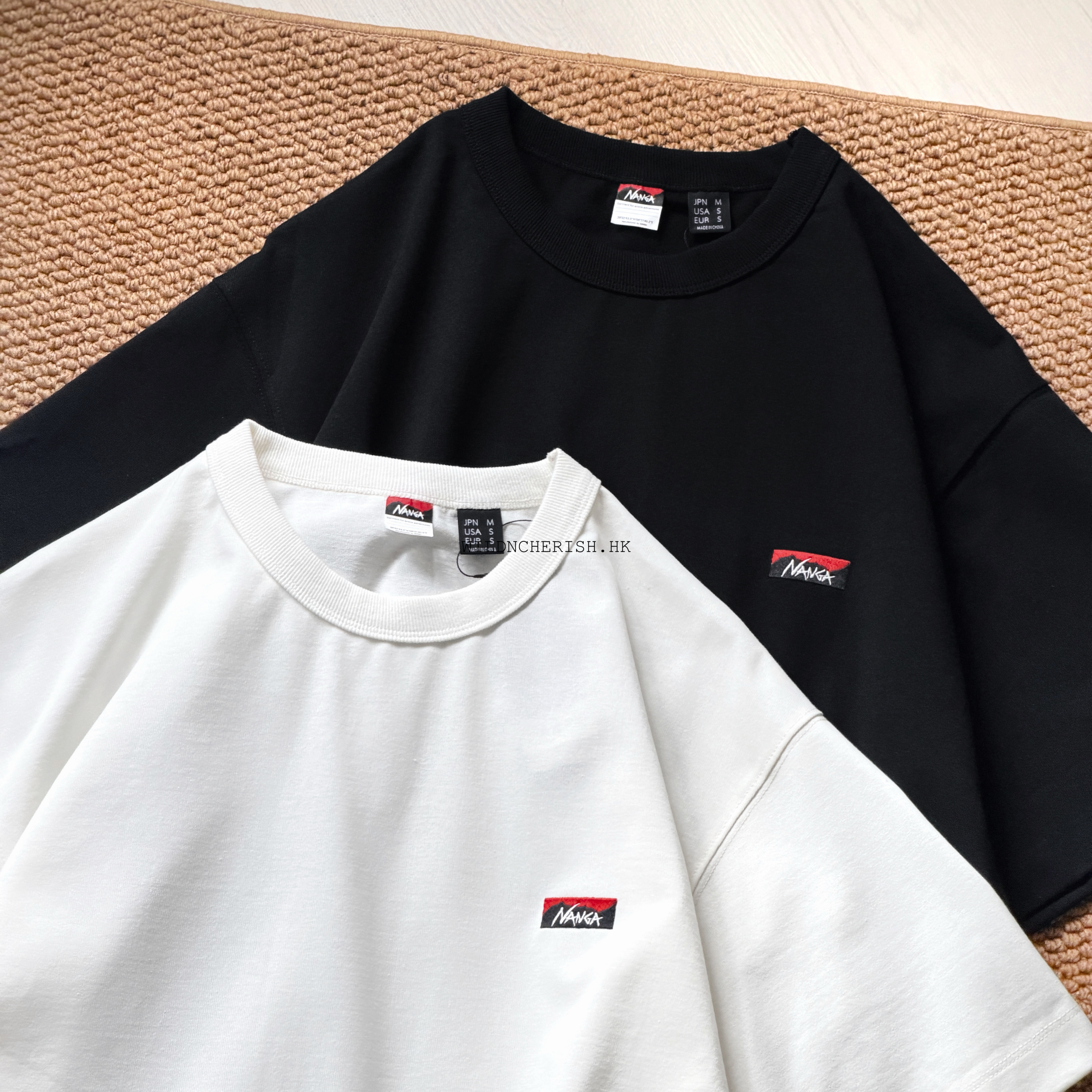 現貨 | Nanga Eco Hybrid Box Logo Embroidery Tee 日本限定
