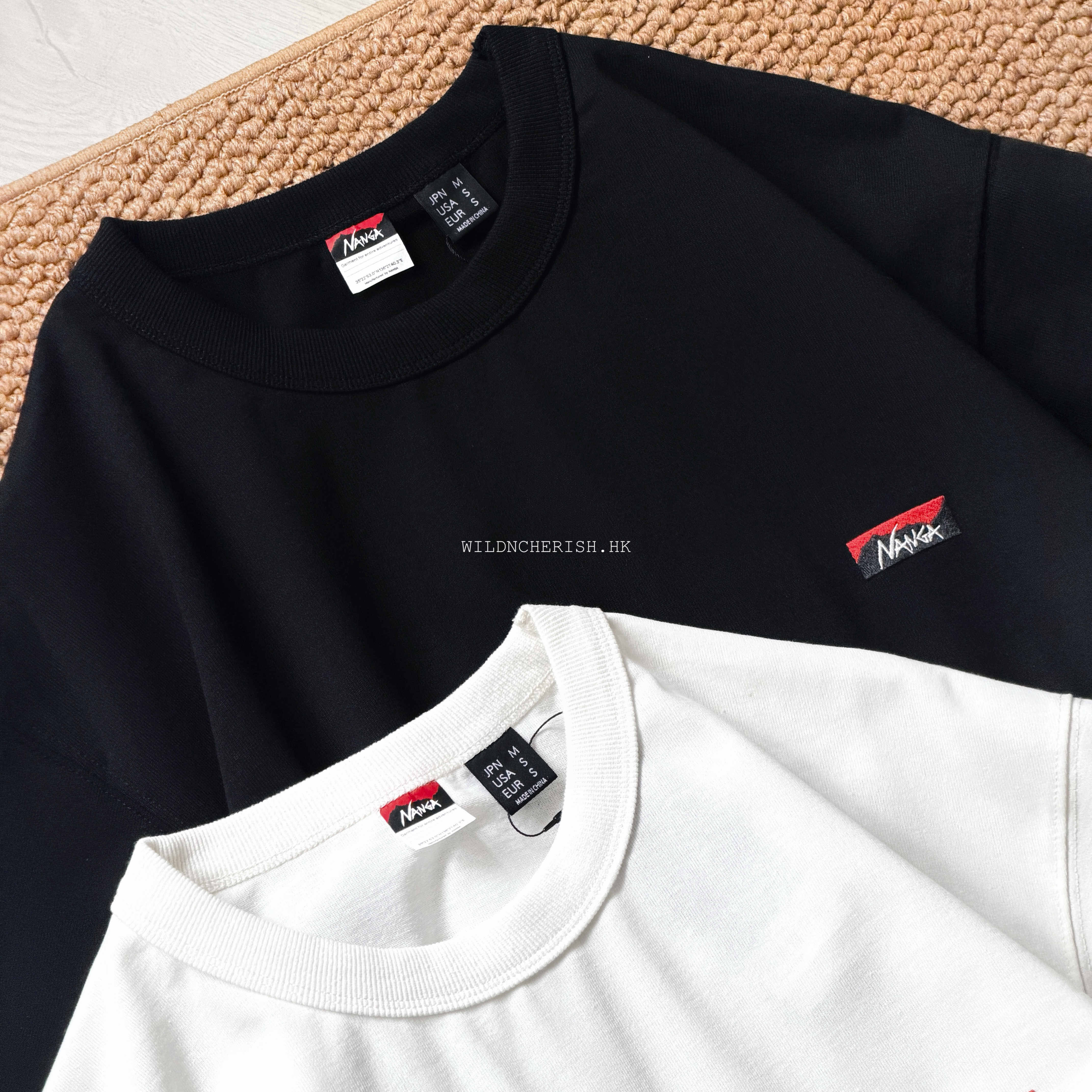 現貨 | Nanga Eco Hybrid Box Logo Embroidery Tee 日本限定