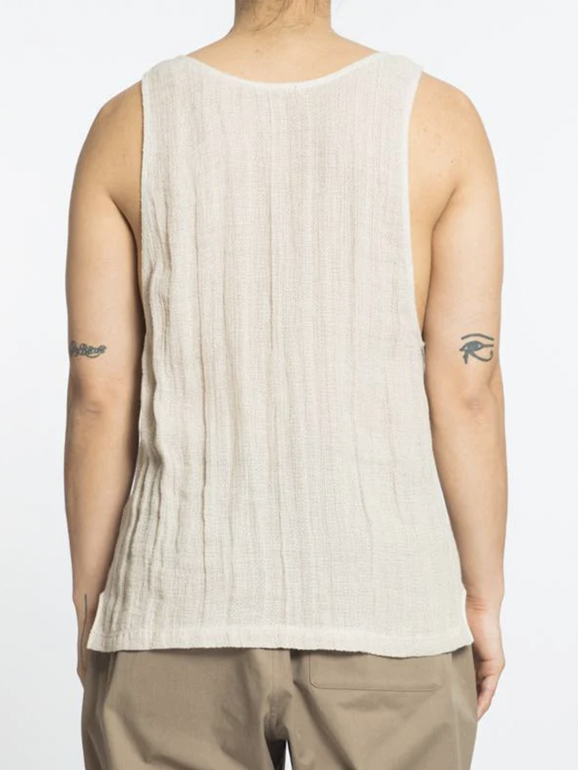 S.K. MANOR HILL LINEN TANK TOP 上衣