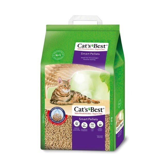Cat's Best 粗條不黏毛粘結木貓砂 20L (10KG)