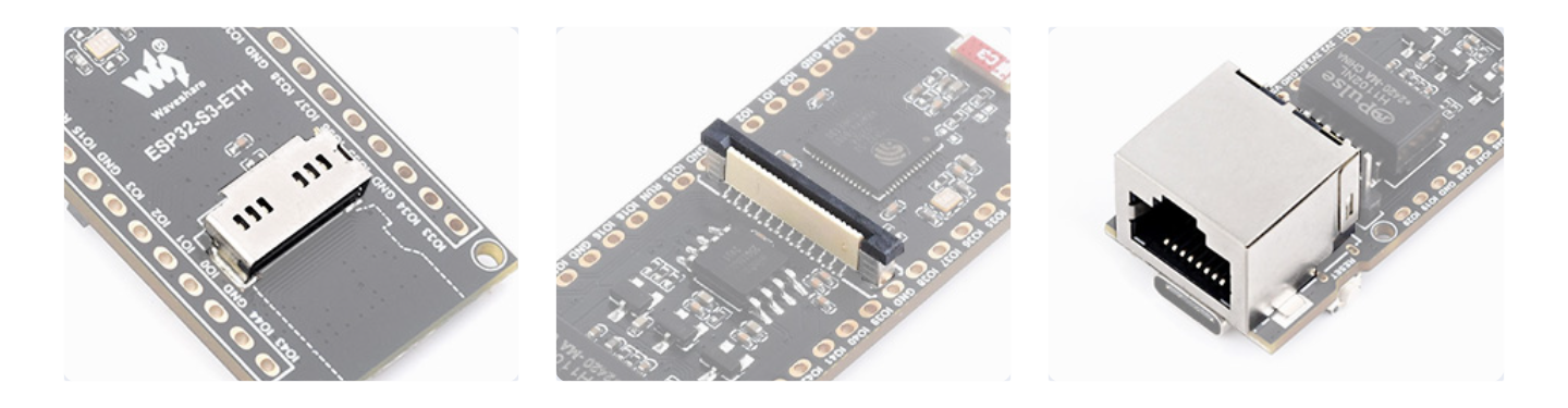 ESP32-S3 乙太網路開發板,整合多種擴充功能