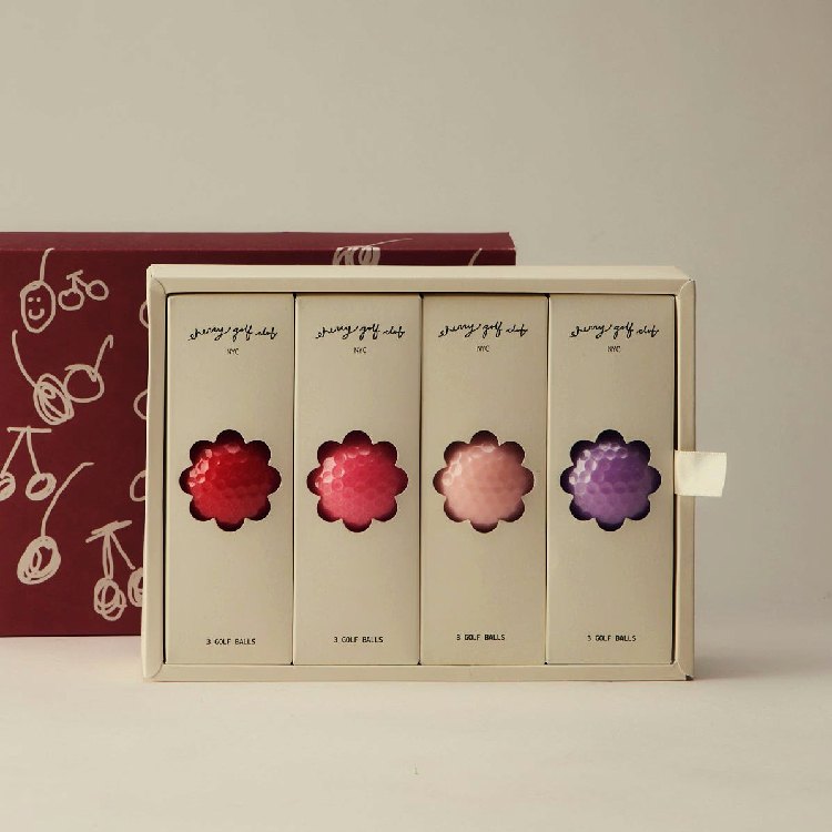 LOVER GRADIENT MULTI COLOR GOLF BALL (紅紫)