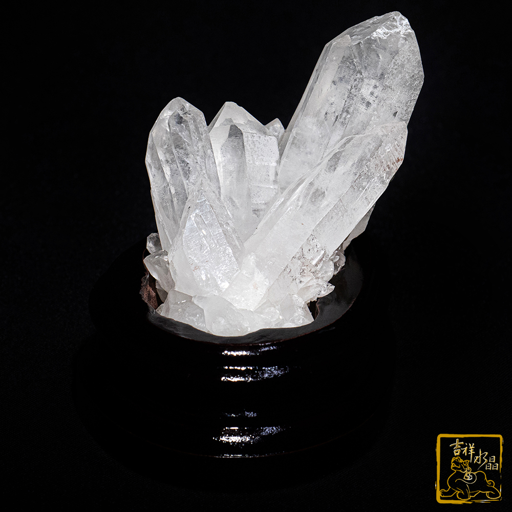 白水晶簇 365g 消磁淨化