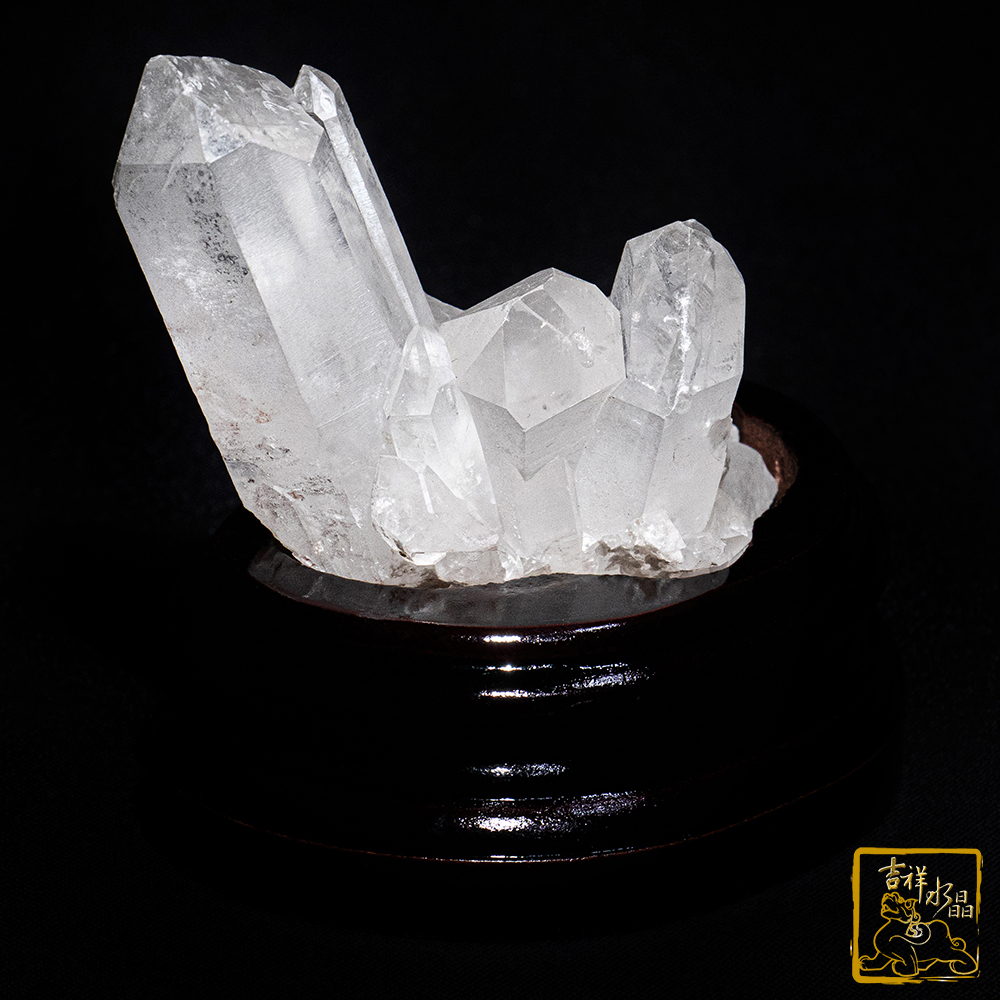 白水晶簇 365g 消磁淨化