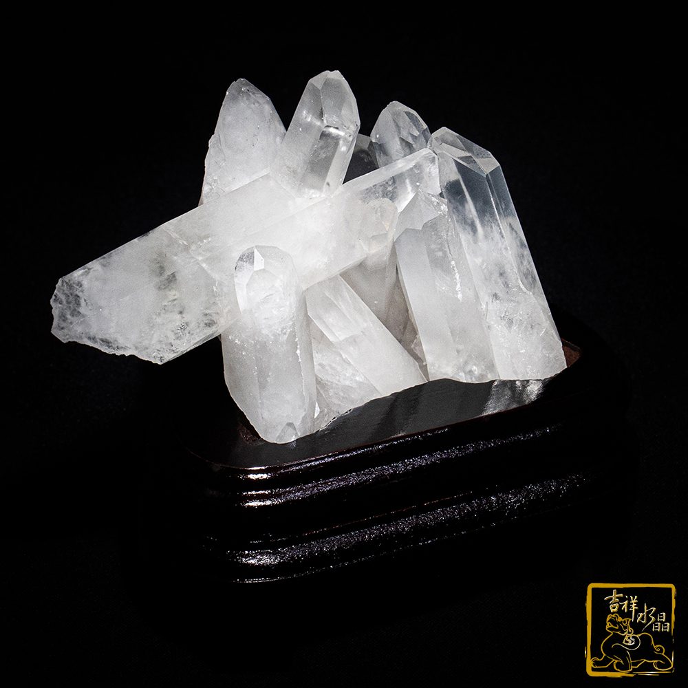 白水晶簇 669g 消磁淨化