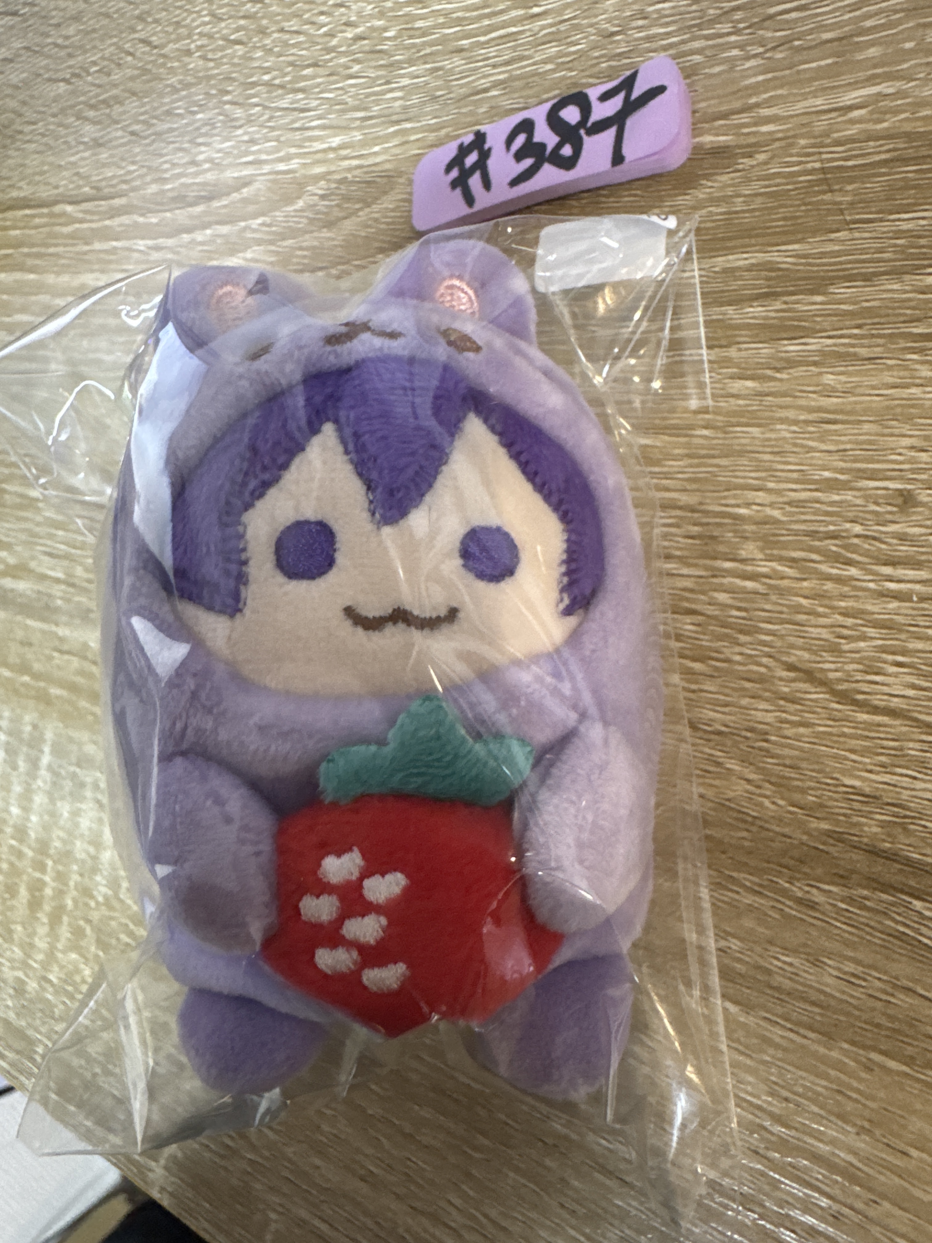唱見 草莓王子 NANAMORI 公仔  S SIZE#387