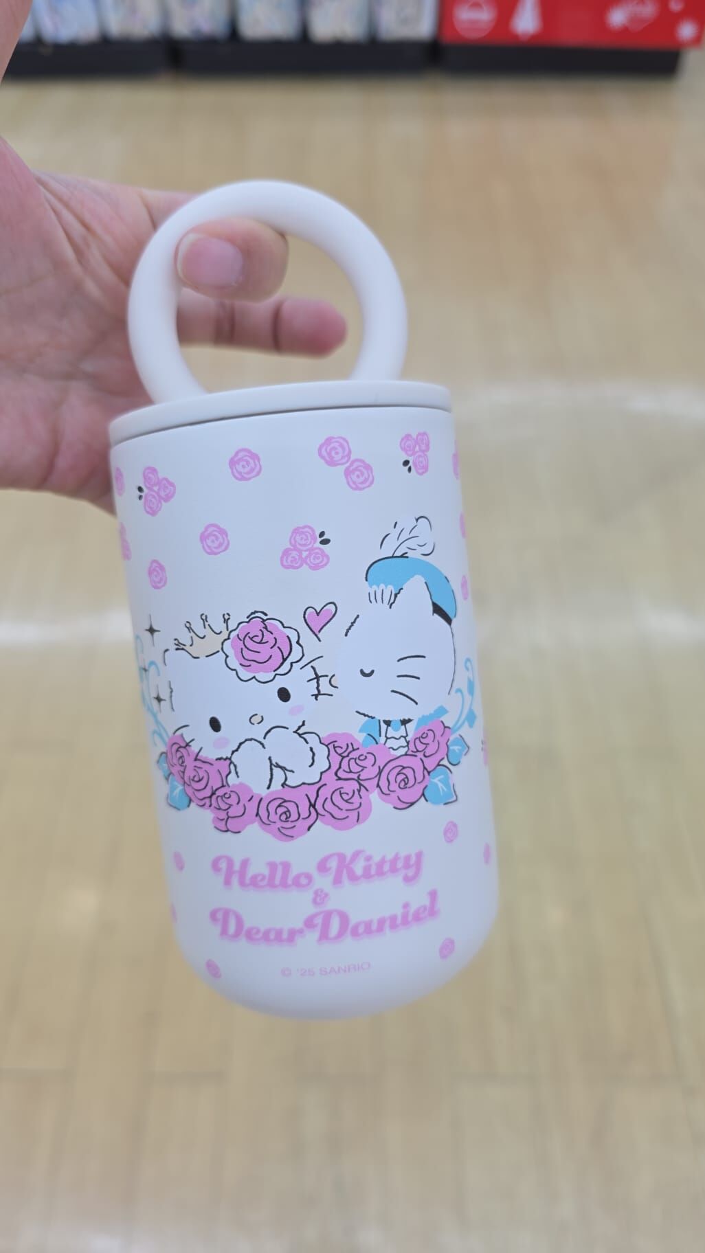 【直播】LX062324 Hello Kitty & Dear Daniel 圓環不鏽鋼保溫隨行杯 380ml