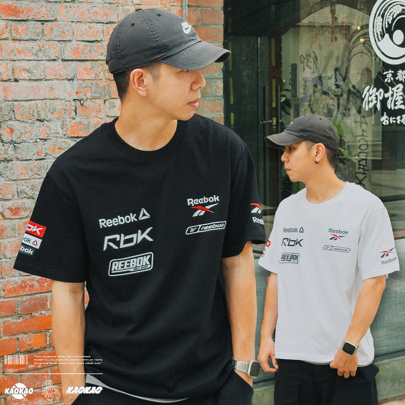 Reebok 280g 高磅數 「F1賽車風格」短T