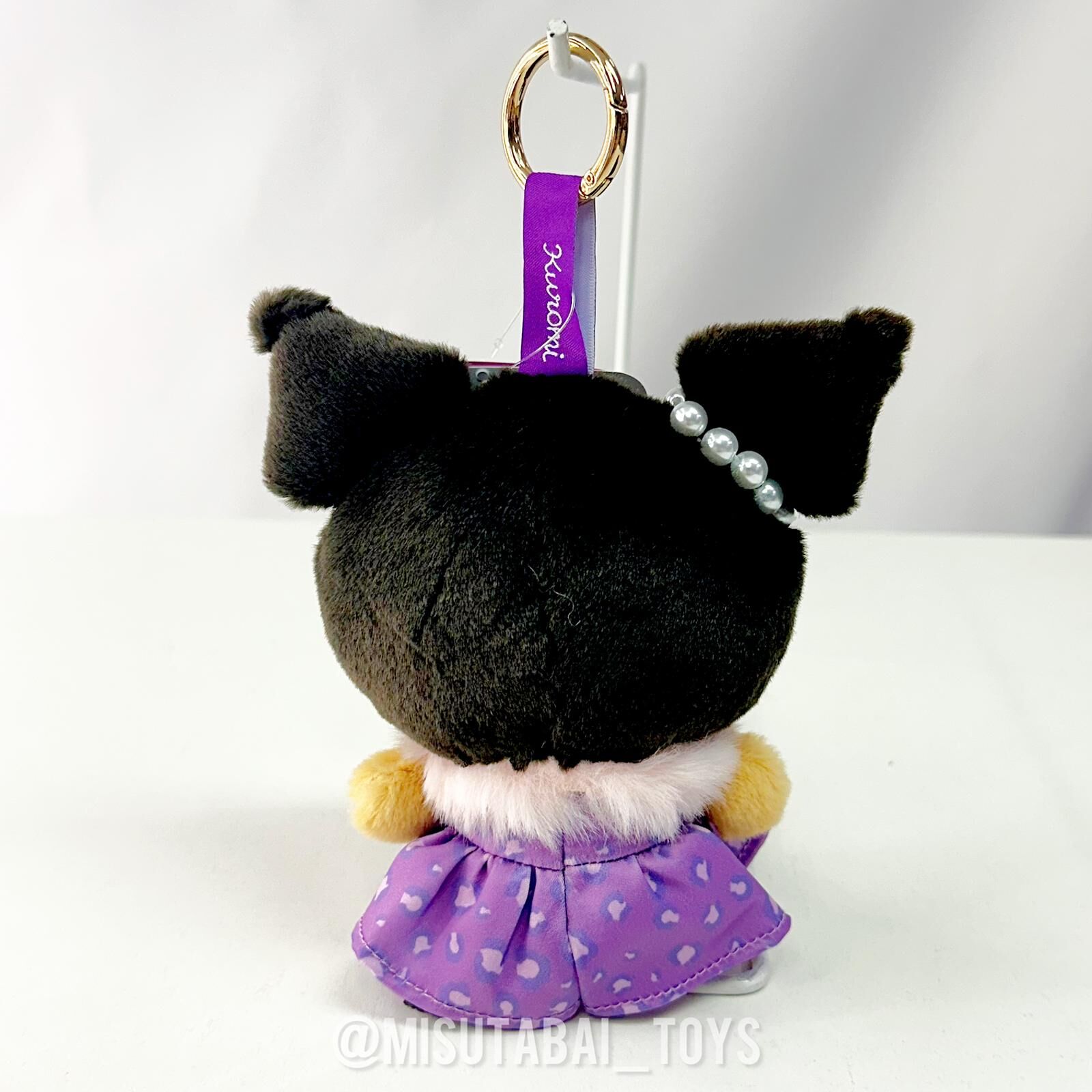 Sanrio Kuromi Suntanned Leopard Plush Keychain