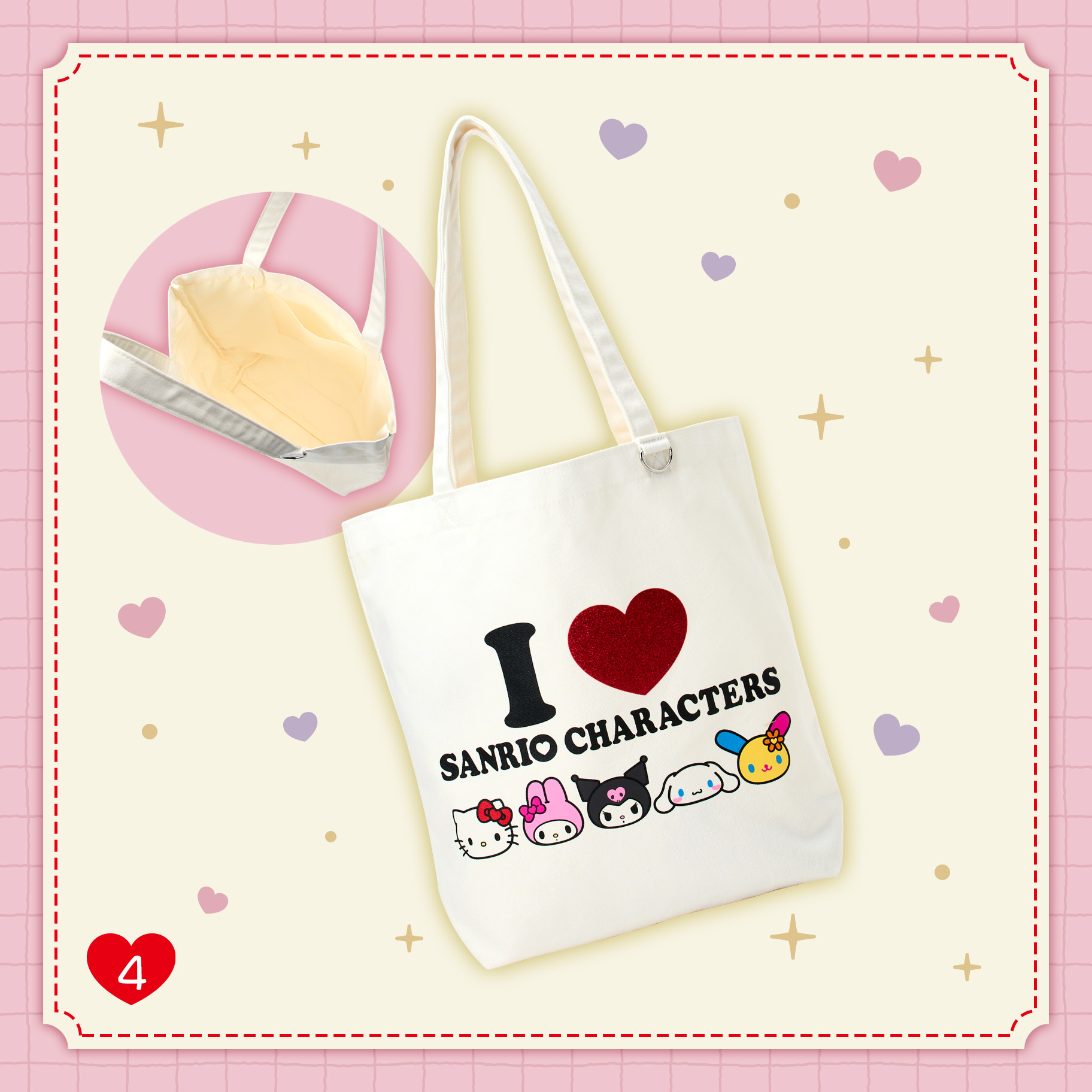 日本 Sanrio I love Sanrio characters 系列 手提袋
