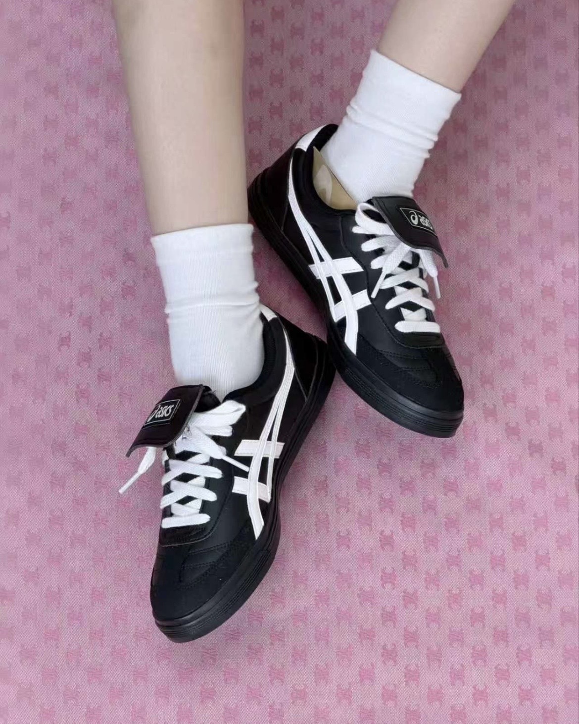 【逢甲 FUZZY】Asics Aaron 2.0 亞瑟士 翻蓋鞋舌 復古 德訓鞋 1203A720-001