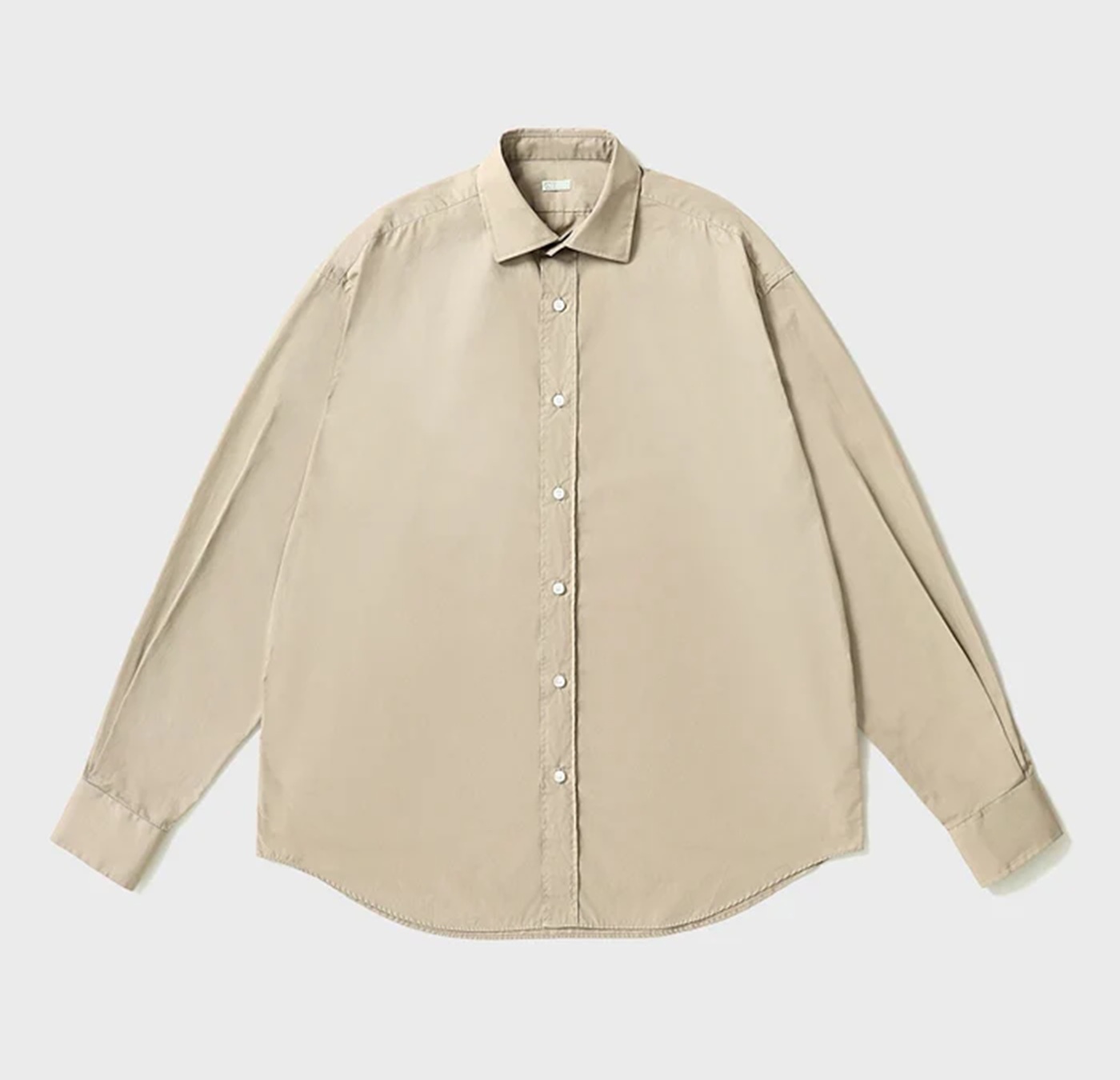A.PRESSE 2026 A/W SPREAD COLLAR SHIRT (26AAP-02-03) - BEIGE PRE ORDER ITEM (預訂中)