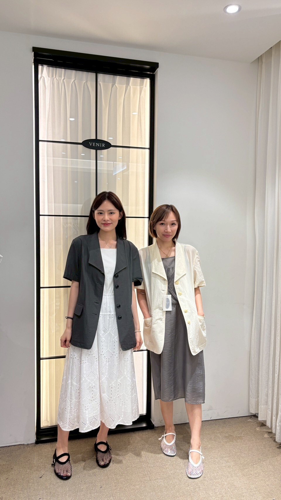 VR6329 亞麻混紡西裝外套