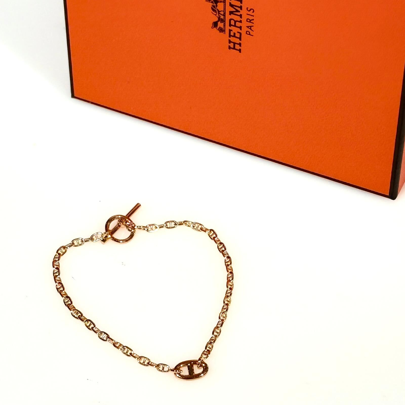 全新Hermes Farandole Bracelet Sh Small Rose Gold 18K玫瑰金, H119450B , 愛馬仕豬鼻手鍊 #BRAND NEW #香榭站正品