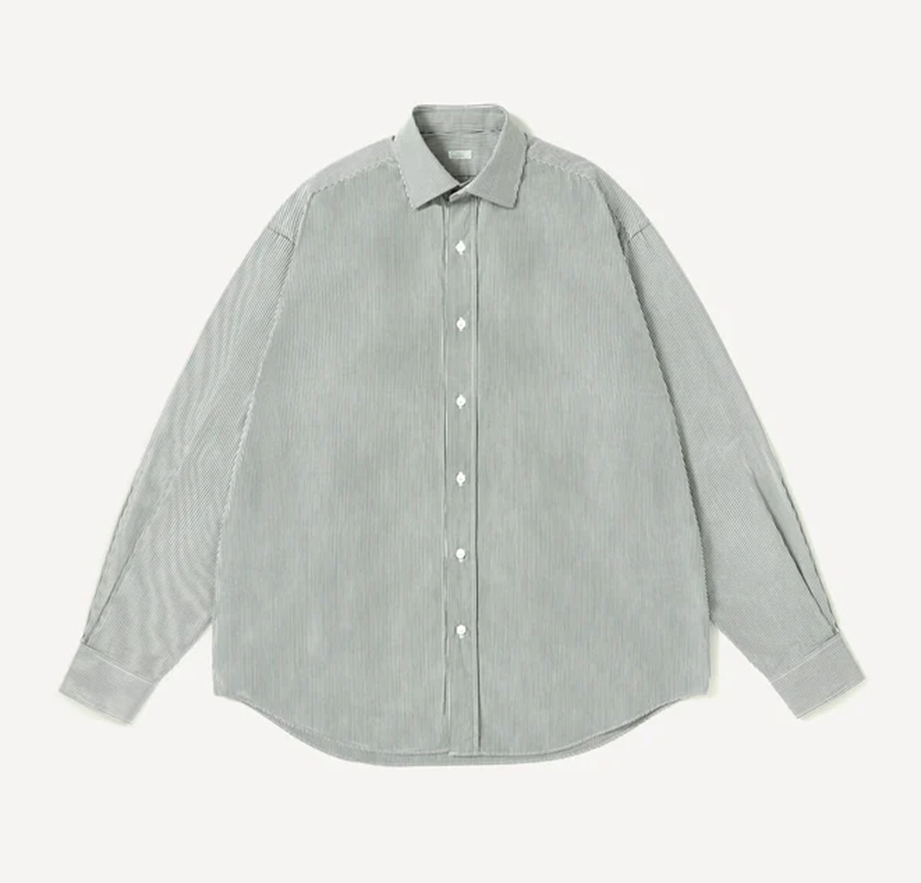 A.PRESSE 2026 A/W SPREAD COLLAR SHIRT STRIPE (26AAP-02-15) - PRE ORDER ITEM (預訂中)
