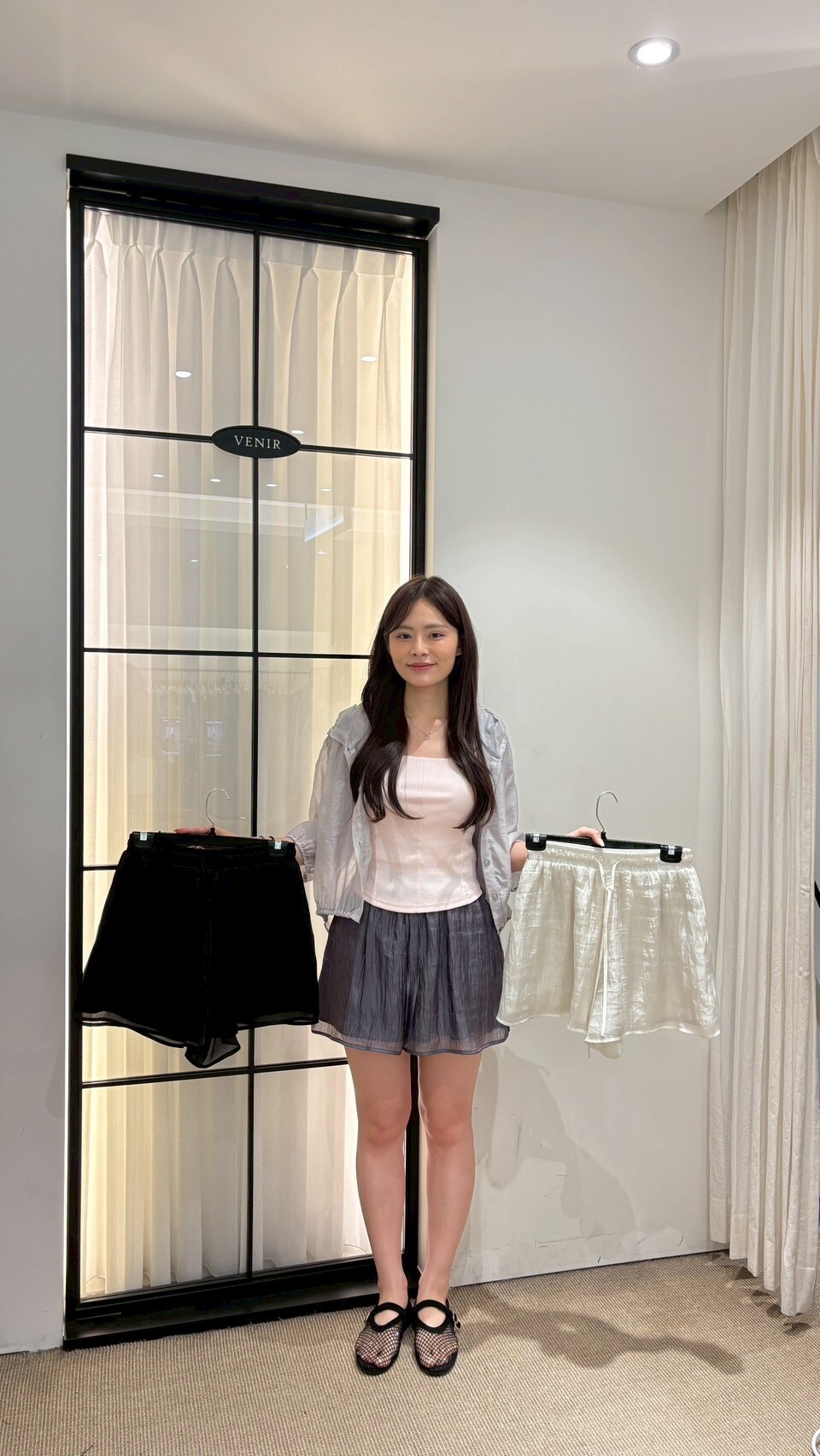 VR6328 煥彩鬆緊腰短褲
