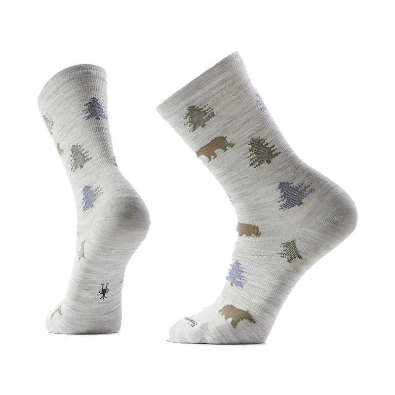 Smartwool 日著中長襪-樹 Everyday Through the Trees Crew Socks SW003044069 塵灰色 [HappyOutdoor]