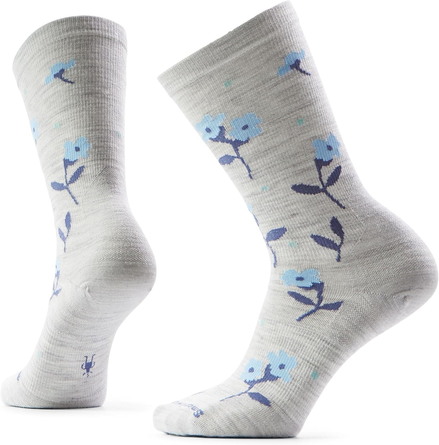Smartwool 女日著中長襪-Garden Women's Everyday Garden Gala Crew Socks SW003043069 塵灰色 [HappyOutdoor]