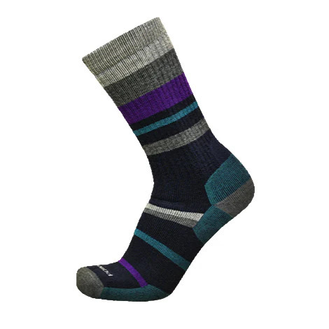 Point6 Hiking Mixed Stripe Medium Crew