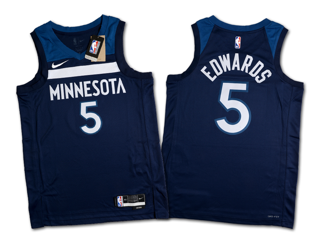 Nike 明尼蘇達灰狼隊 Anthony Edwards 經典配色版 Swingman 球衣