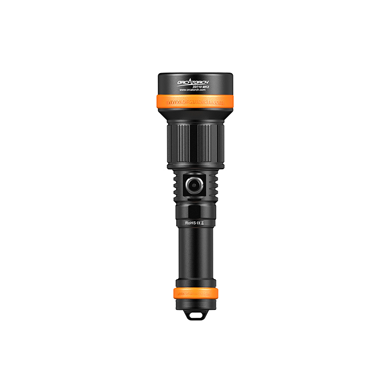 ▲OrcaTorch 1500流明 手電筒 ZD710 MK2