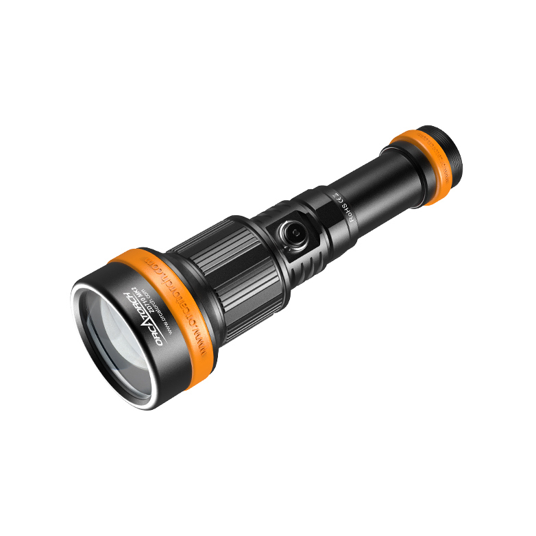 ▲OrcaTorch 1500流明 手電筒 ZD710 MK2