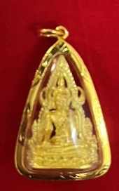0624AC104-THAILAND-ACCS-平安佛1.7 X 3.0mm(純黃金)（A104）