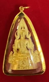 0624AC105-THAILAND-ACCS-平安佛2.1 X 3.5mm(純黃金)（A105）