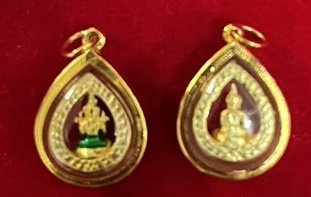 0624AC108-THAILAND-ACCS-玉佛 如意佛1.4 X 2.0mm(純黃金)（A108）