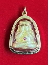 0624AC120-THAILAND-ACCS-蒙面佛1.7 X 2.1mm(純黃金)（A120）