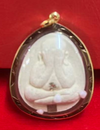 0624AC124-THAILAND-ACCS-蒙面佛3.2 x 4.2mm(純黃金)（A124）
