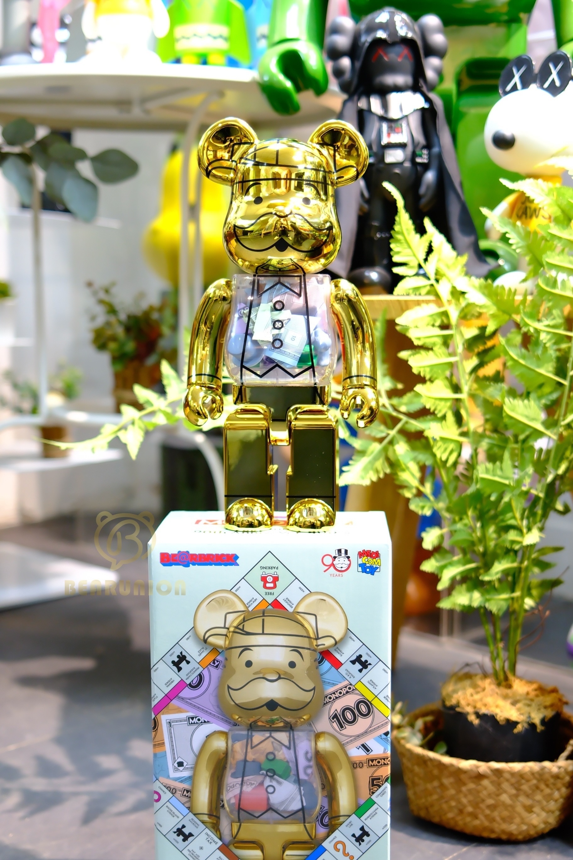 🥇現貨🥇Bearbrick 400% Mr.Monopoly 90th