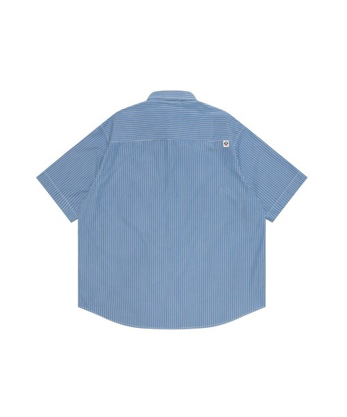 【AAPE 】AAPE NOW SHORT SLEEVE SHIRT(stripe)