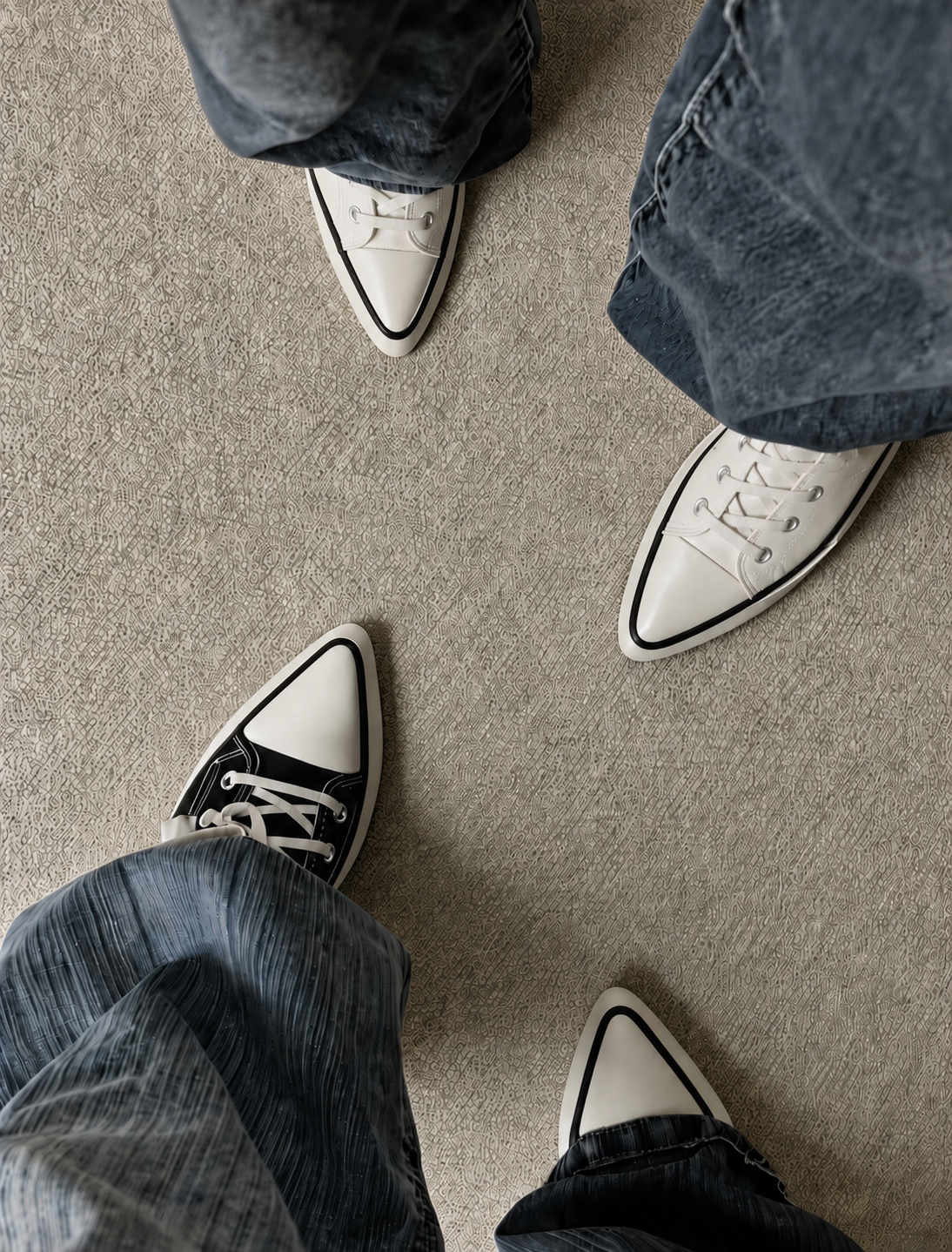 Converse Chuck 70 尖頭低跟 (白)