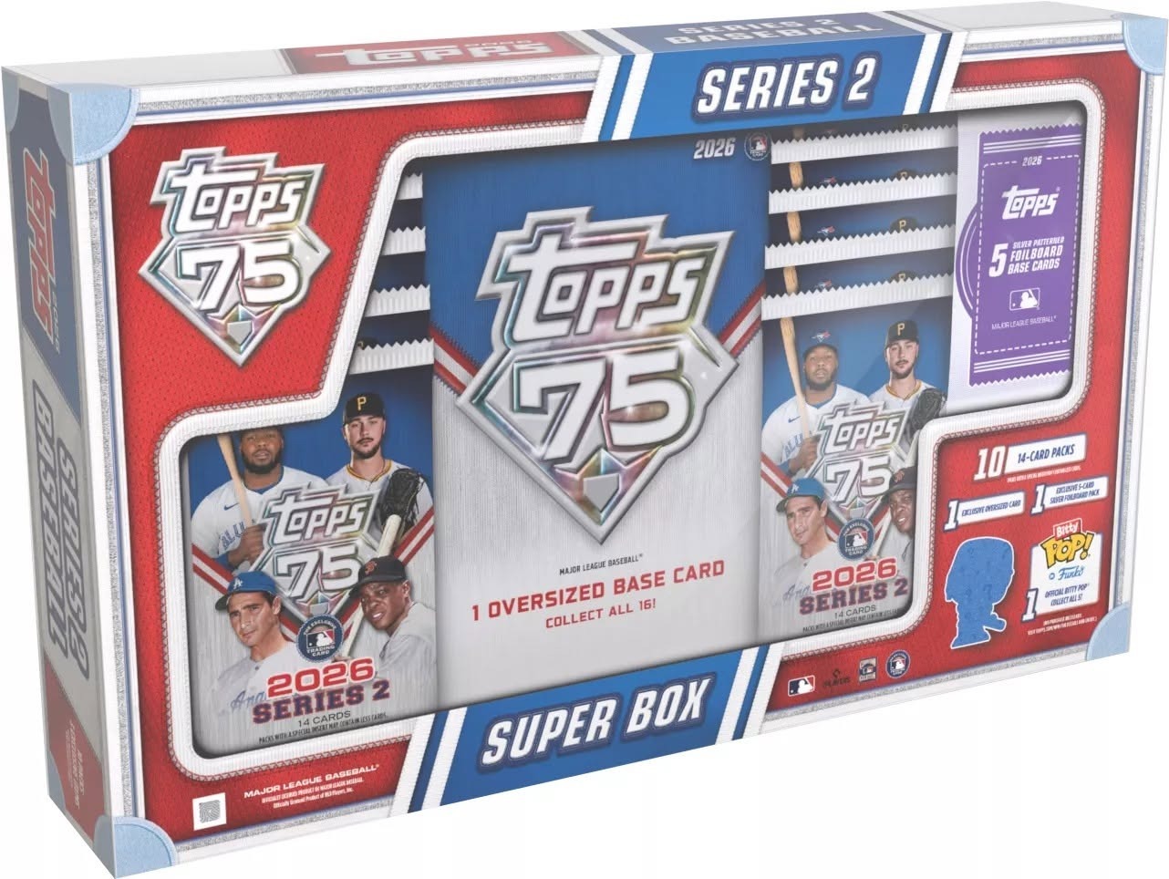 MLB球員卡 2026-27 Topps Series 2 Baseball - Super Box 完整盒出售 封膜未拆 通路獨家 全新